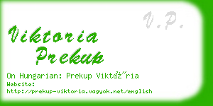 viktoria prekup business card